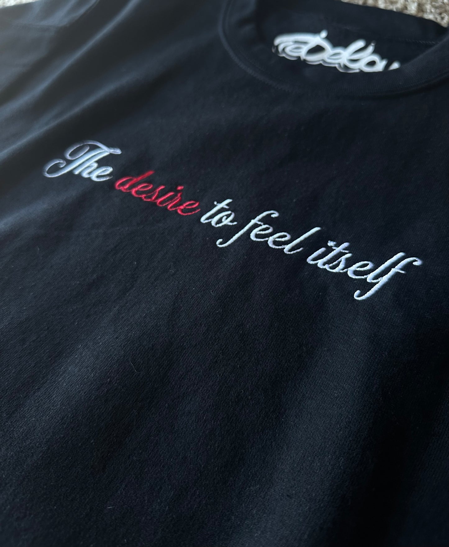 Desire Embroidered Sweatshirt