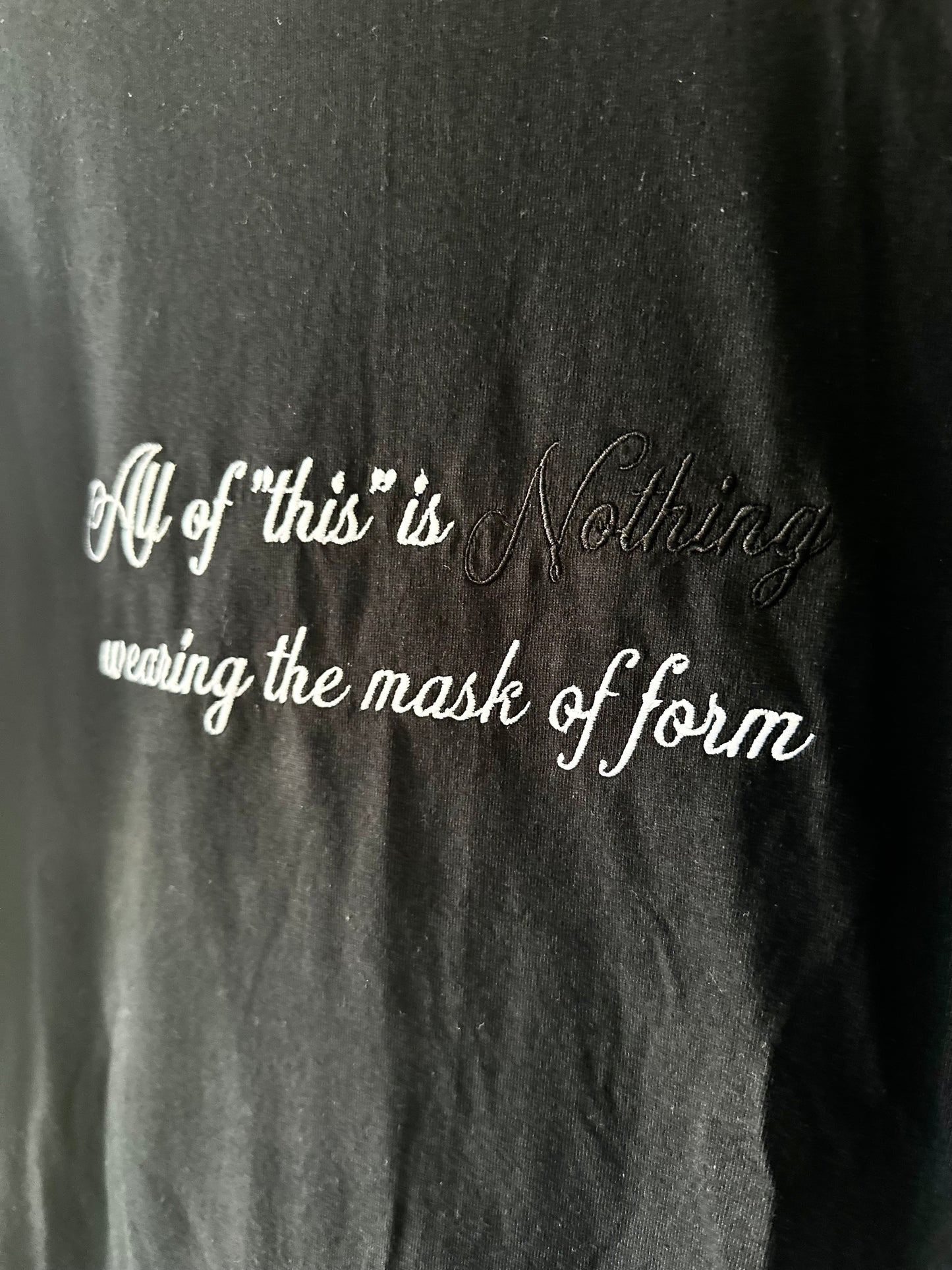 The Mask Embroidered Tee